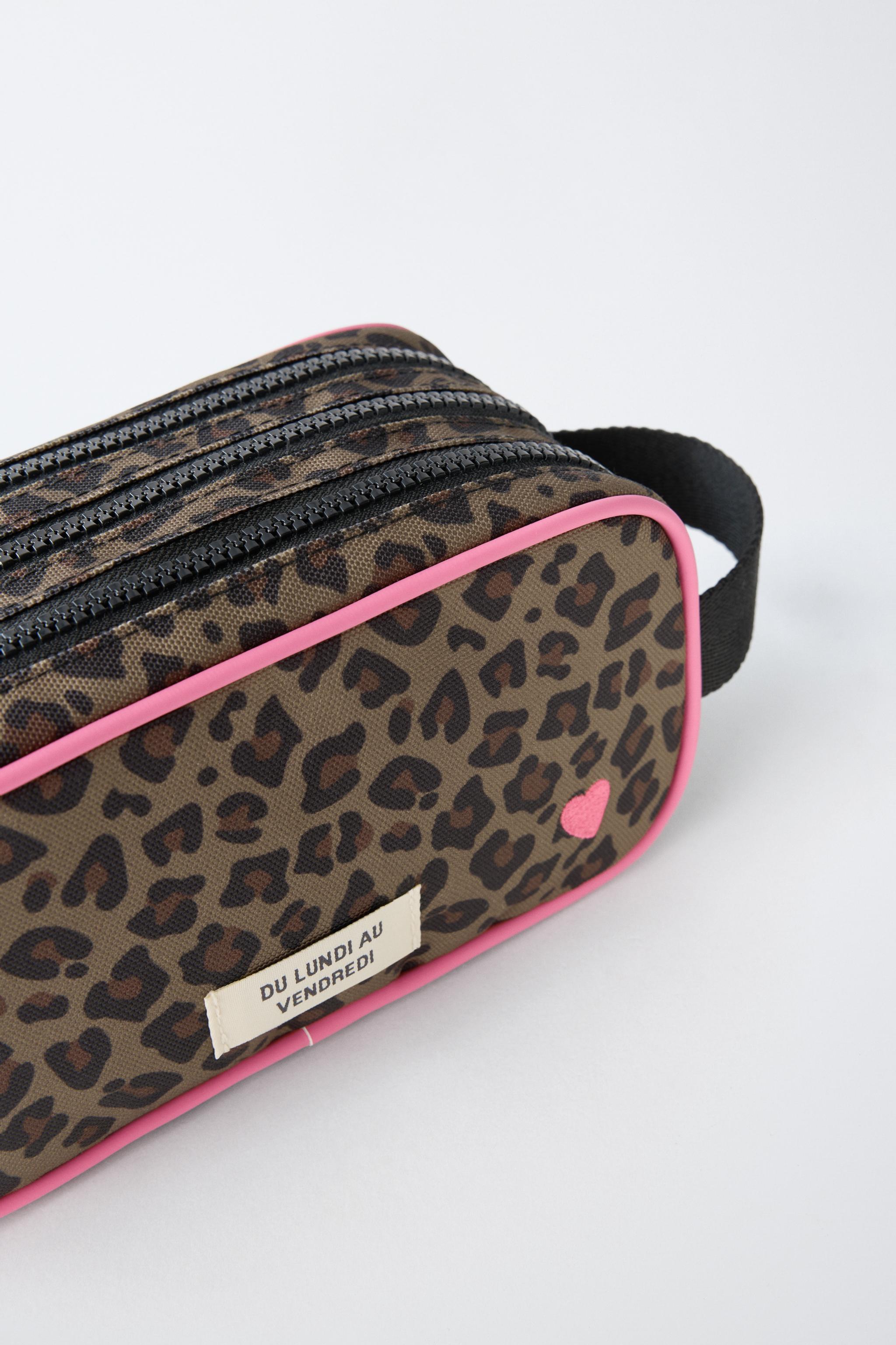 ANIMAL PRINT POUCH